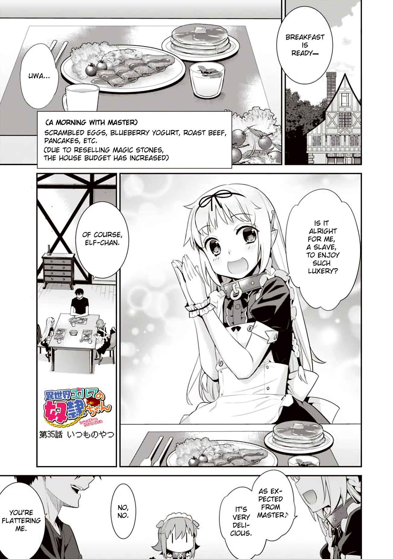Page 1 Chapter 35 Isekai Elf no Dorei-chan