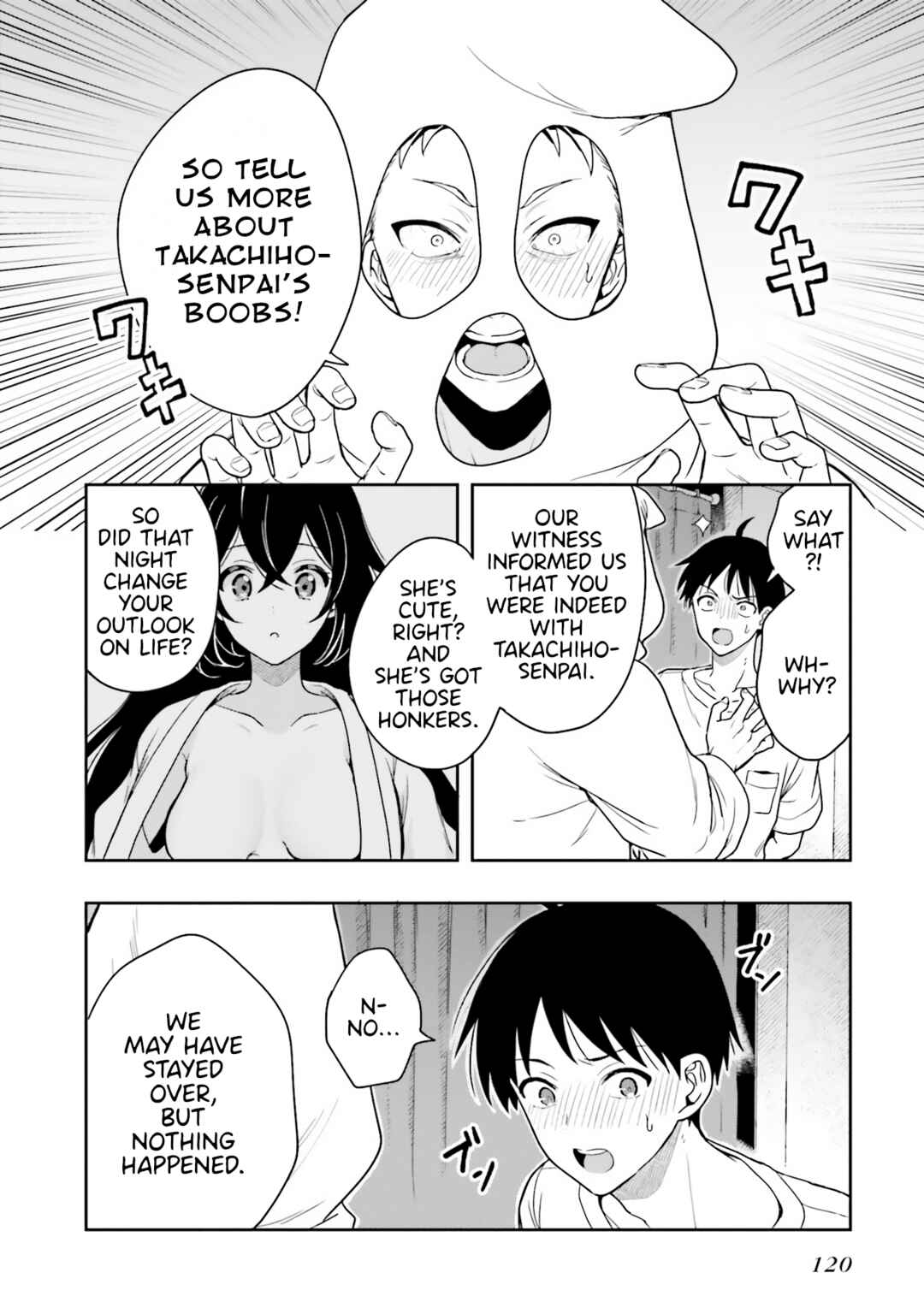 Page 7 Chapter 10 Takachiho Honoka-senpai ga SUKIde SUKIde Iroiro Gamandekinai.