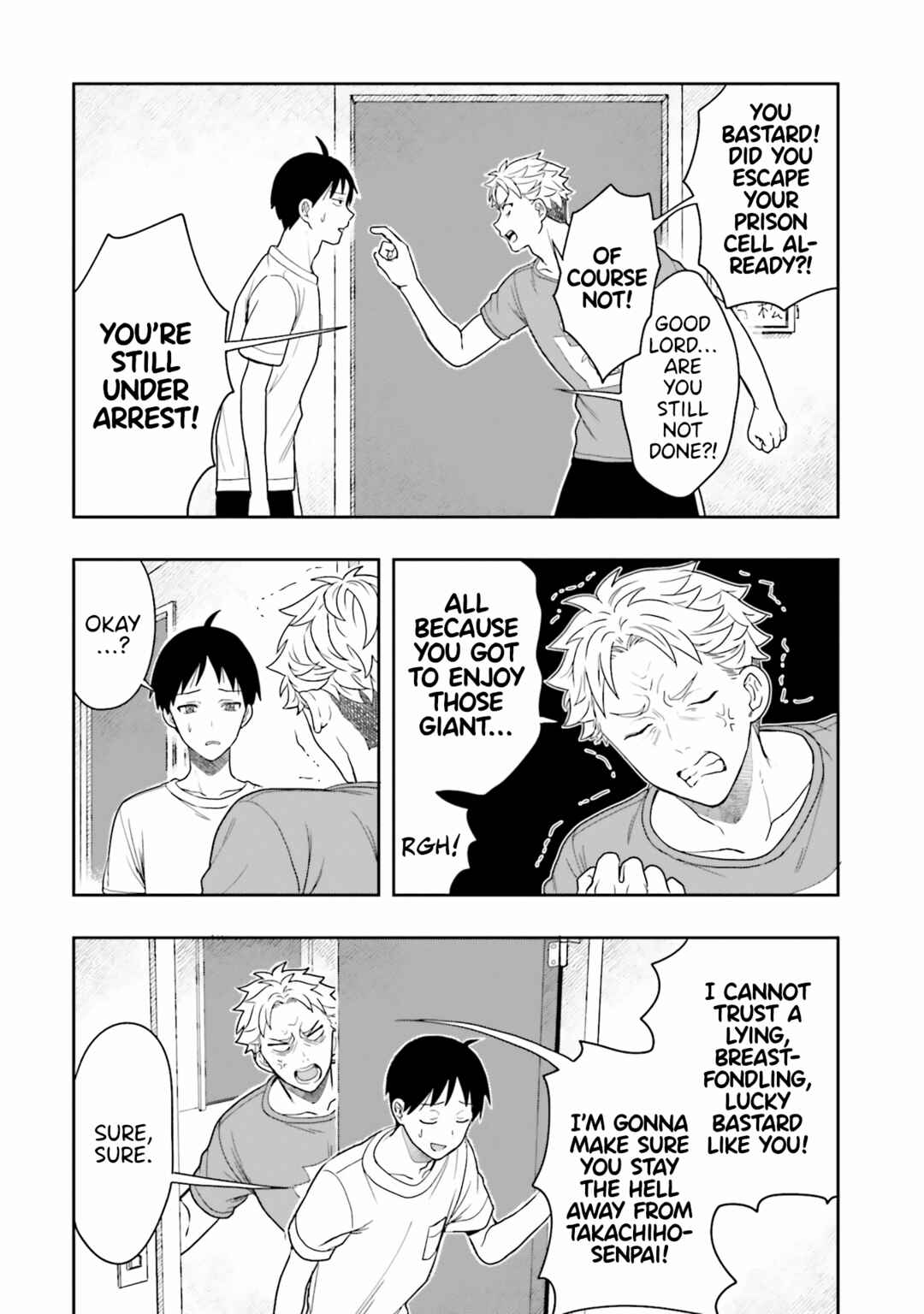 Page 15 Chapter 11 Takachiho Honoka-senpai ga SUKIde SUKIde Iroiro Gamandekinai.