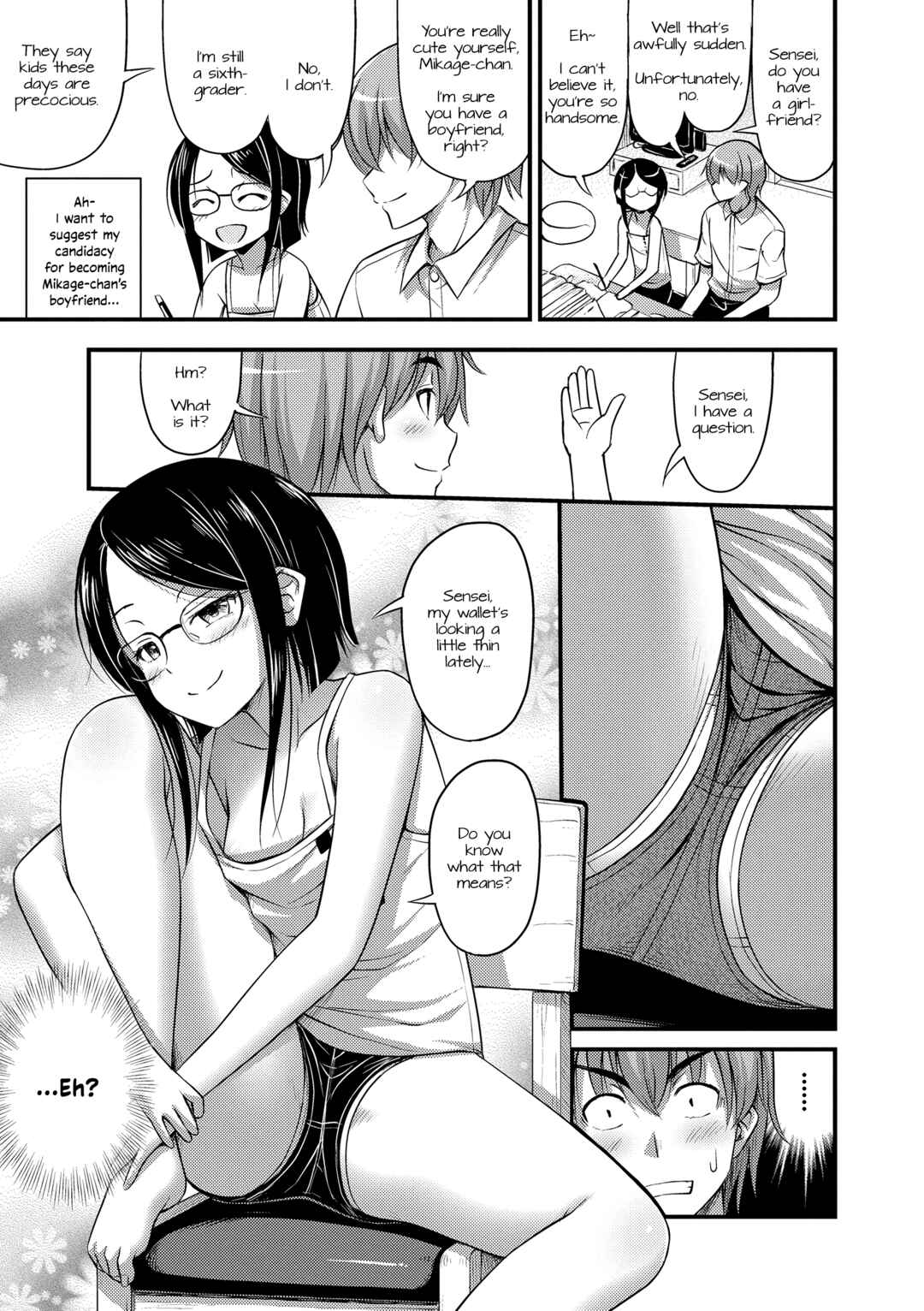 Page 8 Chapter 1 Oppai, Futomomo, Sokoni Short Pants