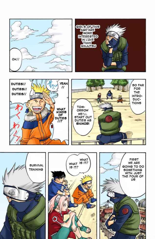 Page 11 Chapter 4 Naruto (Official Colored)
