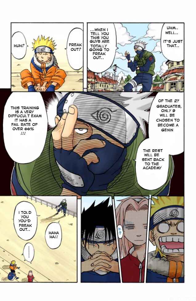 Page 13 Chapter 4 Naruto (Official Colored)