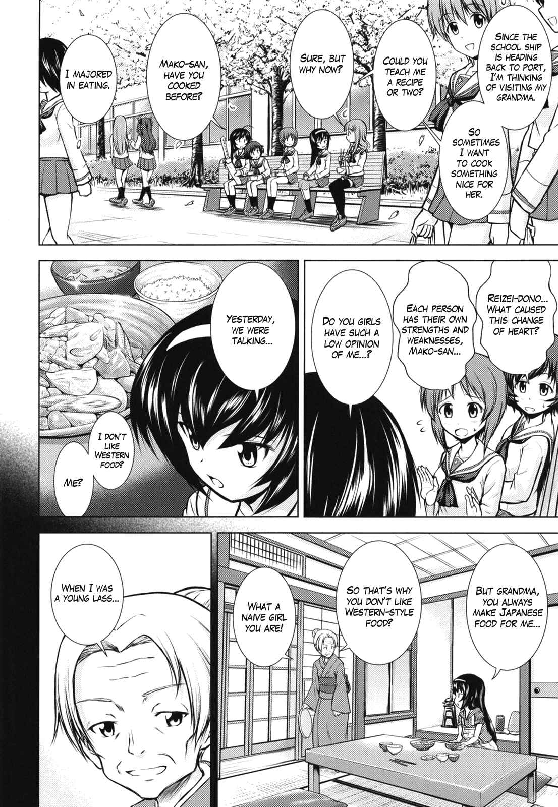 Page 16 Chapter 2 Girls und Panzer - Todays Menu for the Takebe Family  (Doujinshi)