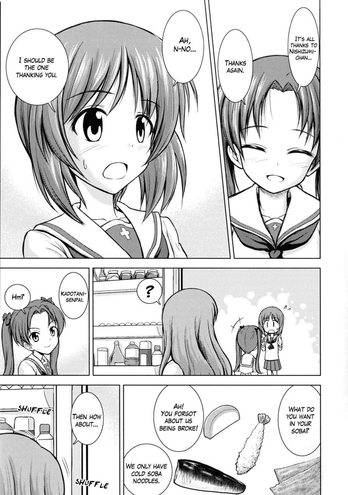 Page 15 Chapter 1 Girls und Panzer - Todays Menu for the Takebe Family  (Doujinshi)