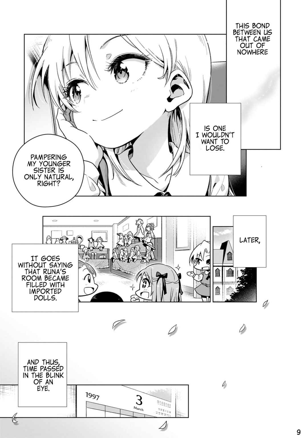 Page 9 Chapter 9.5 Gendai Shakai de Otome Game no Akuyaku Reijou wo Suru no wa Chotto Taihen