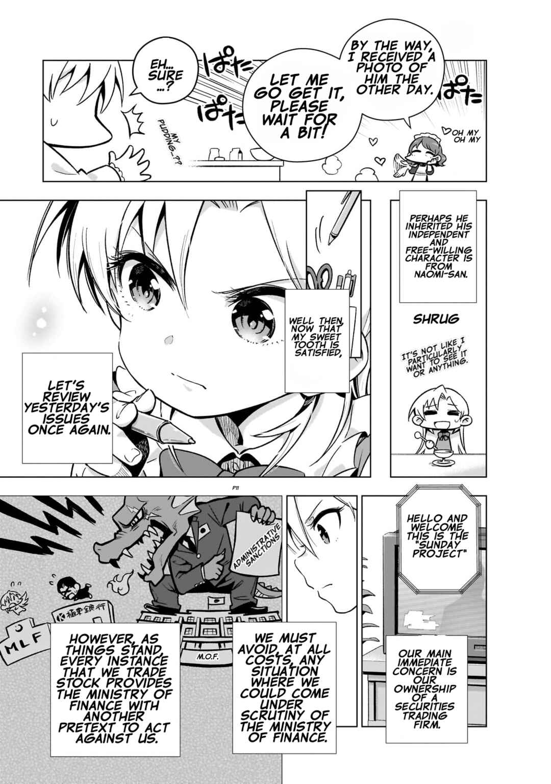 Page 12 Chapter 5 Gendai Shakai de Otome Game no Akuyaku Reijou wo Suru no wa Chotto Taihen