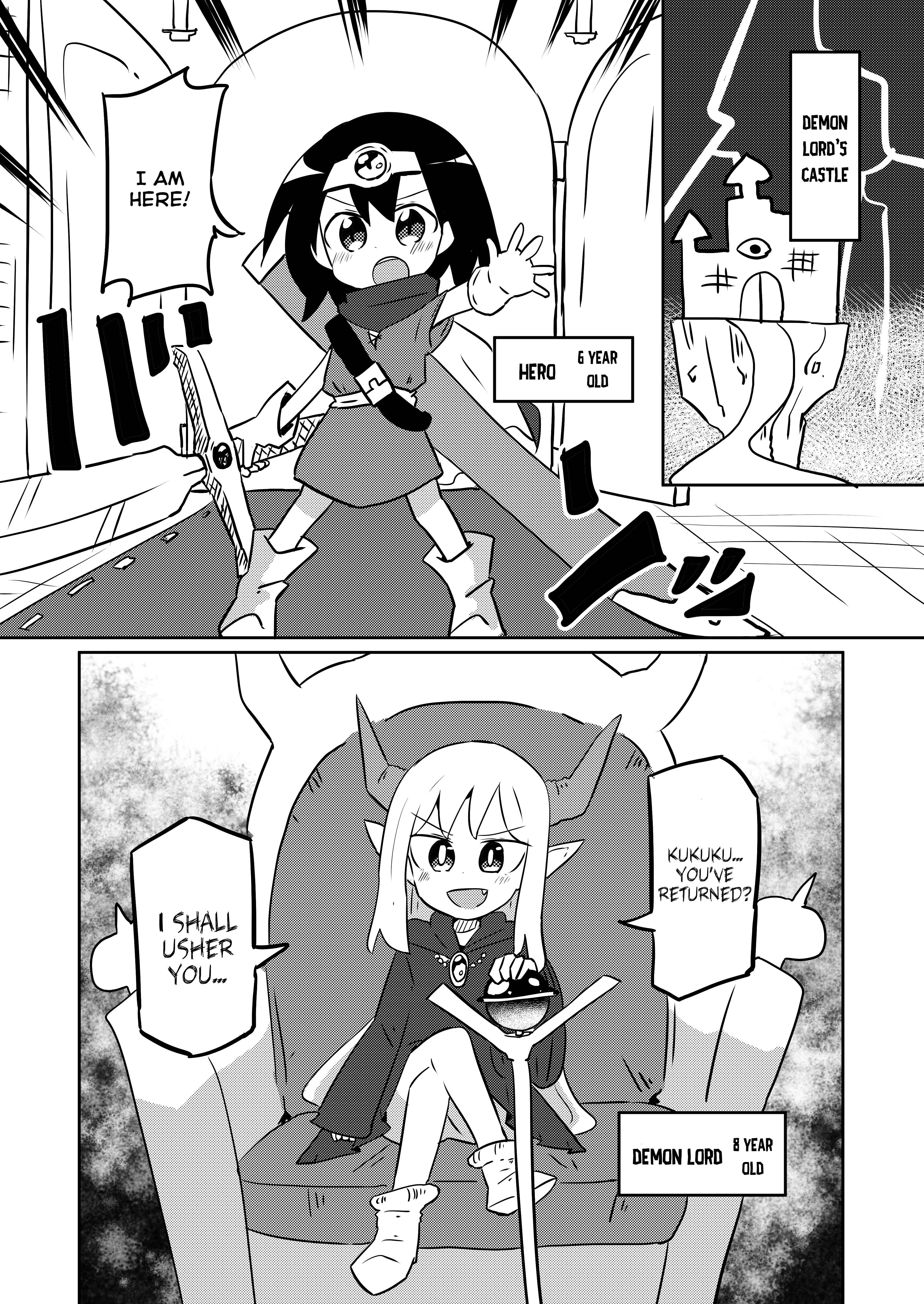 Page 1 Chapter 2 Youjo Yuusha to Loli Maou