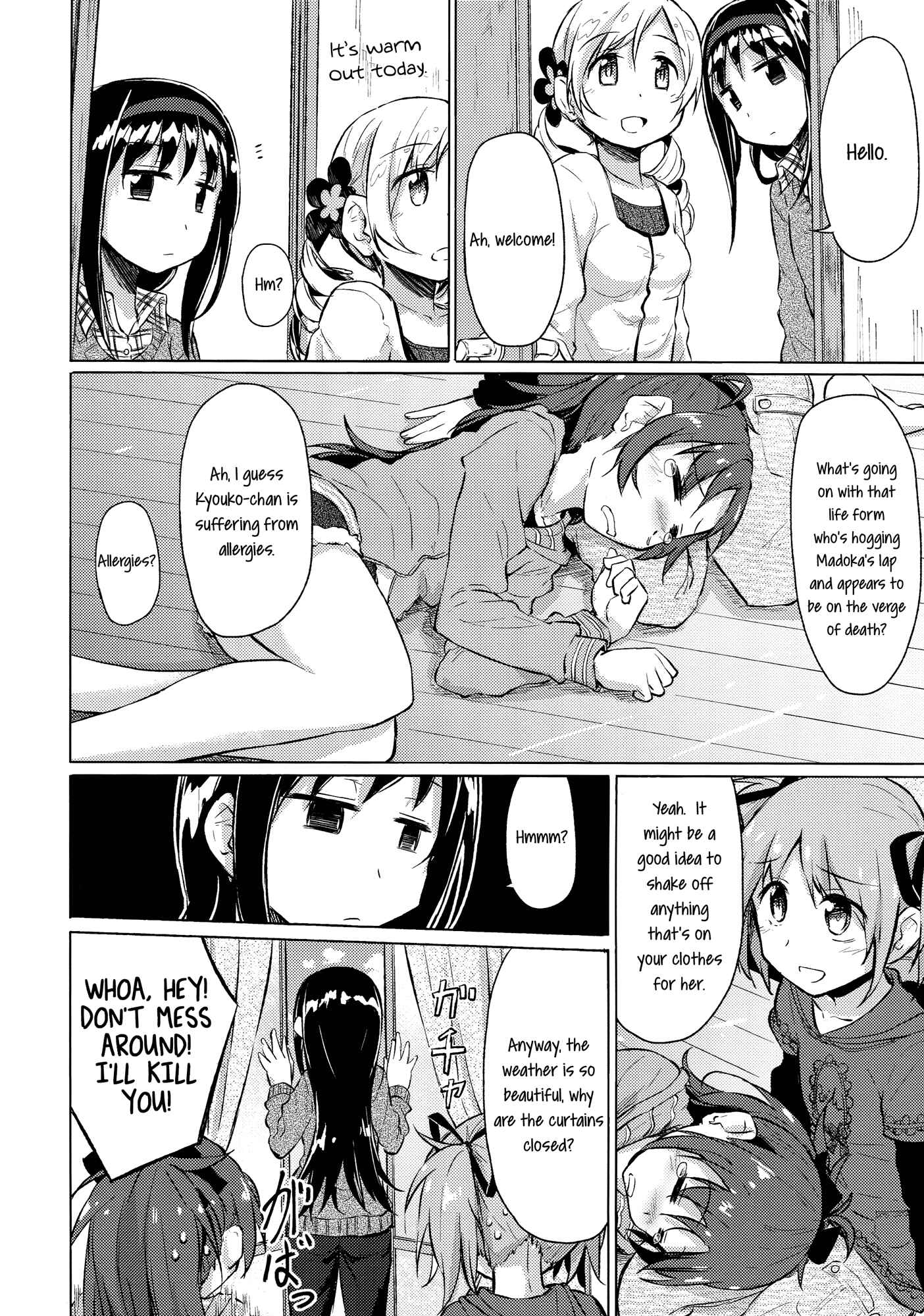 Page 9 Chapter Unknown_fe86 Mahou Shoujo Madoka★Magica - Haru no Kafun wa Mendokusai! (Doujinshi)