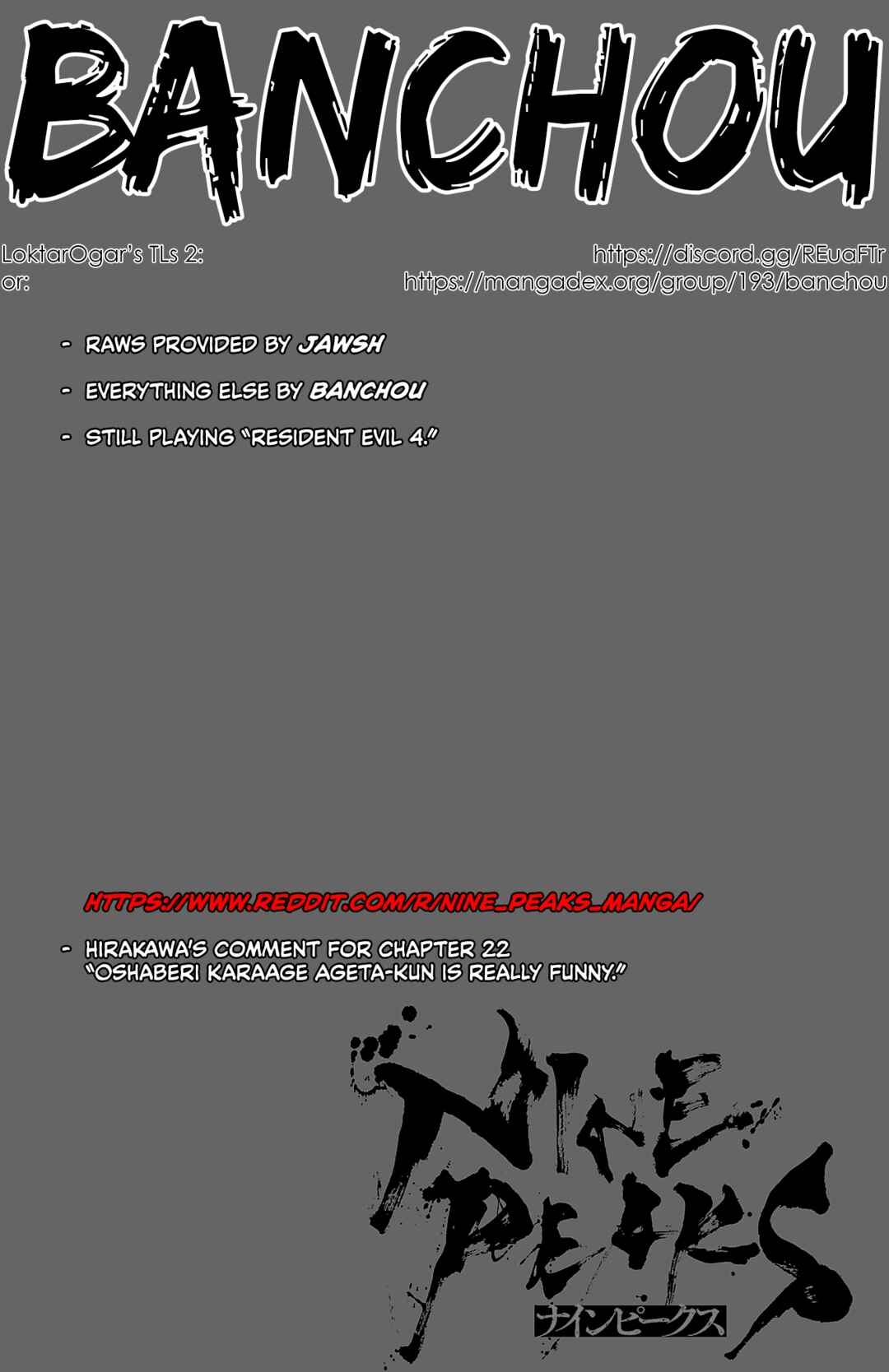 Page 1 Chapter 22 Nine Peaks