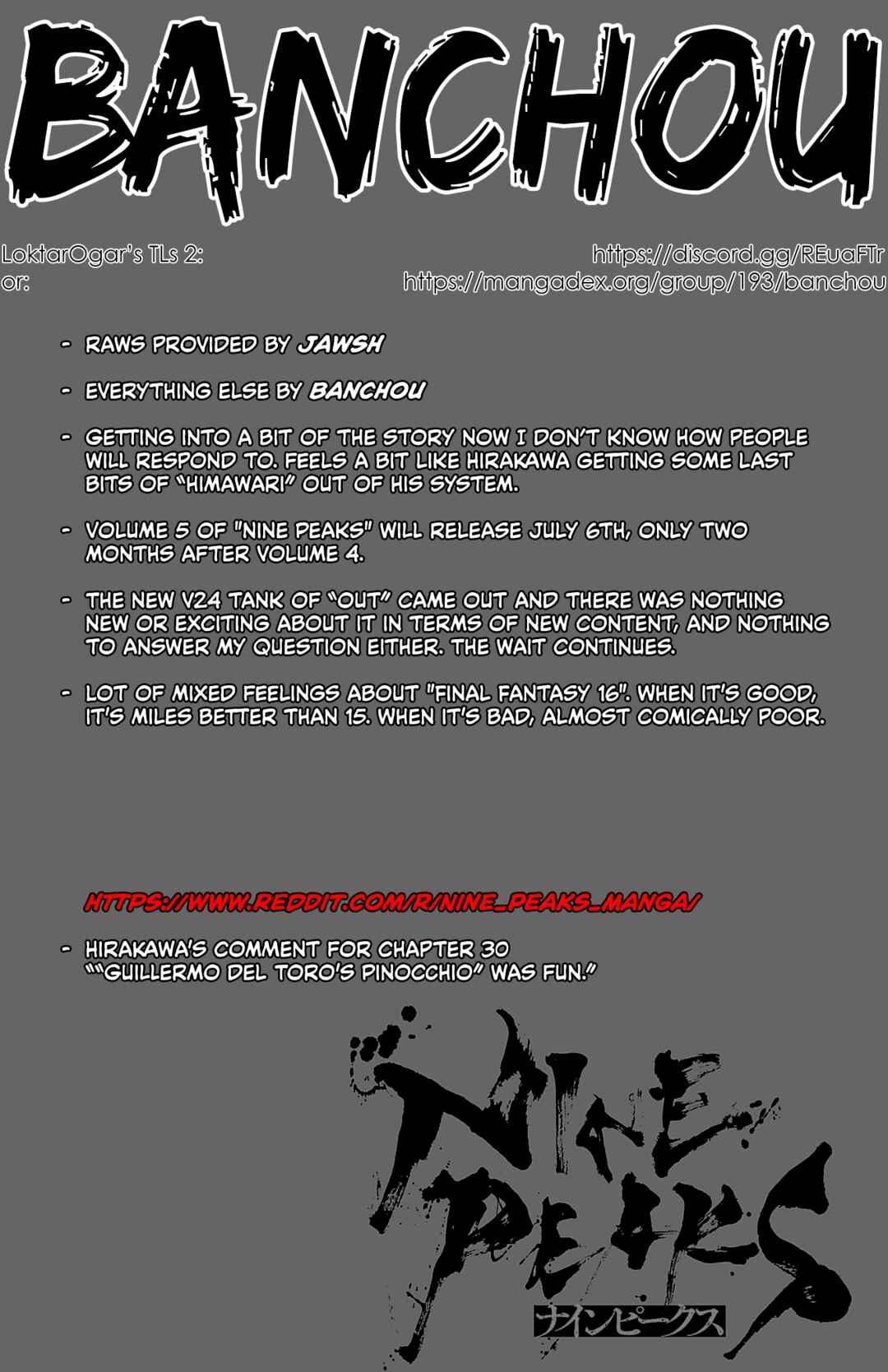 Page 1 Chapter 30 Nine Peaks