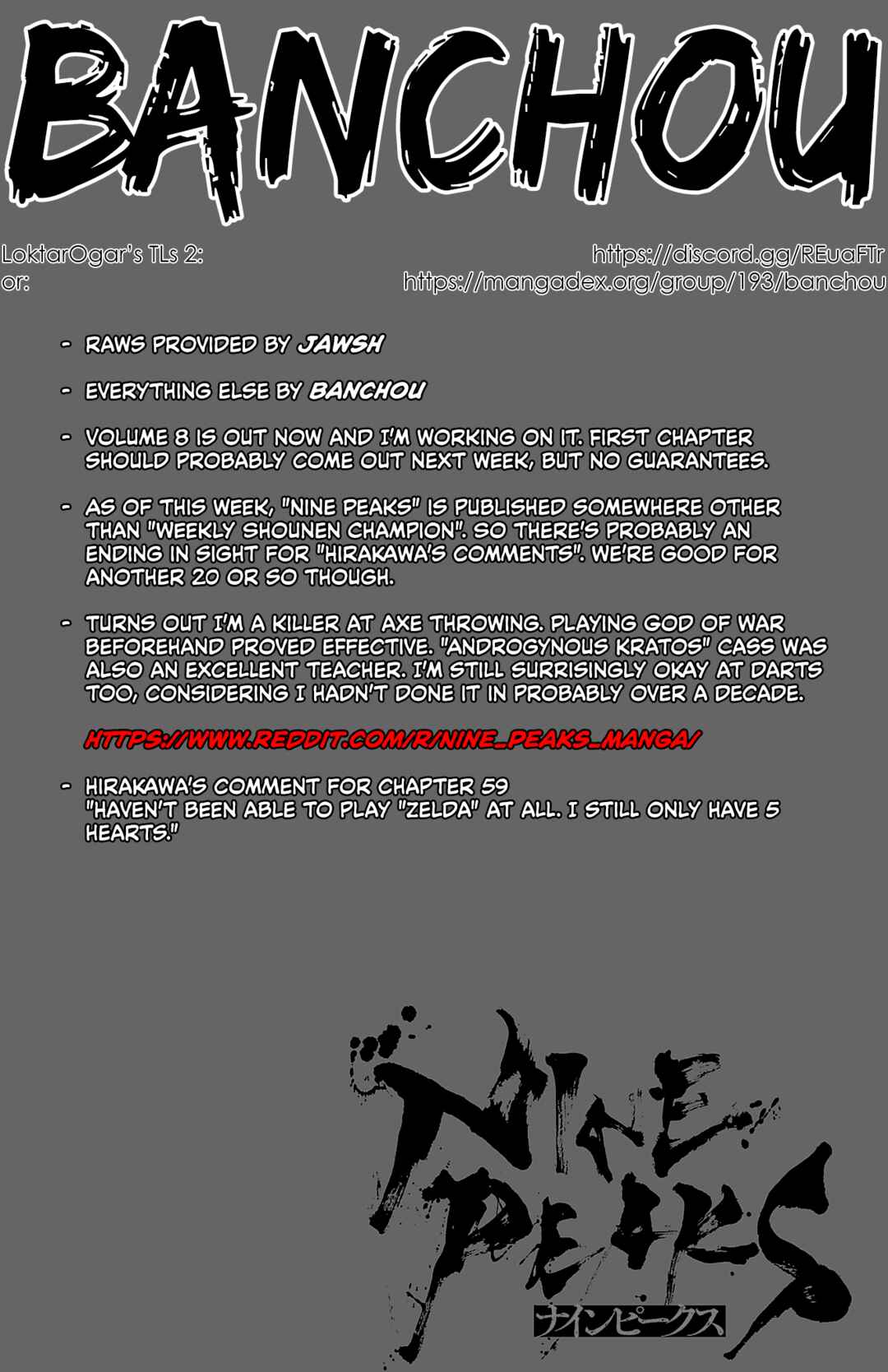Page 1 Chapter 59 Nine Peaks