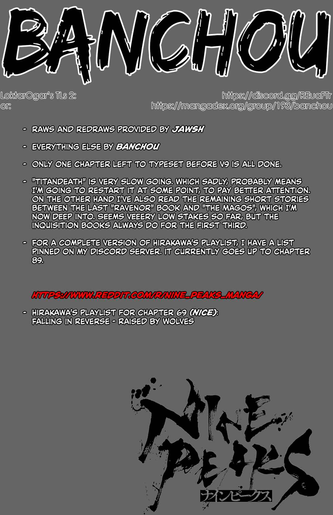 Page 1 Chapter 69 Nine Peaks