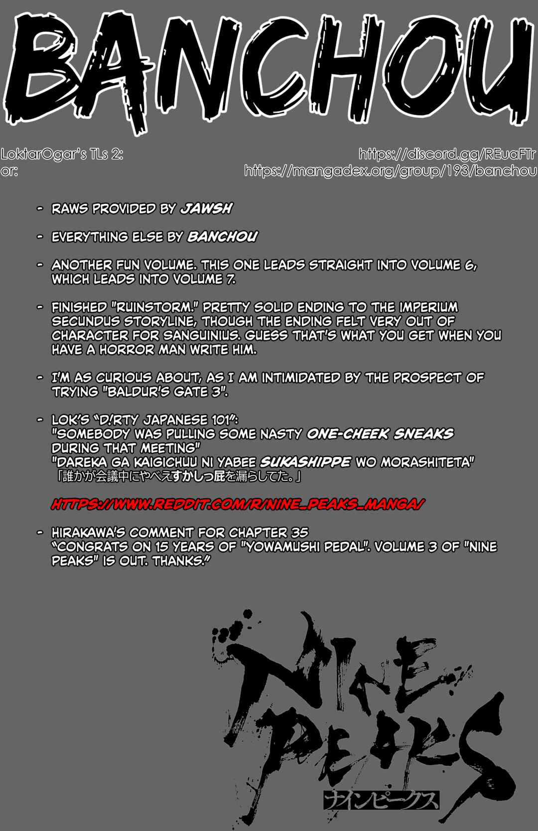 Page 1 Chapter 35 Nine Peaks