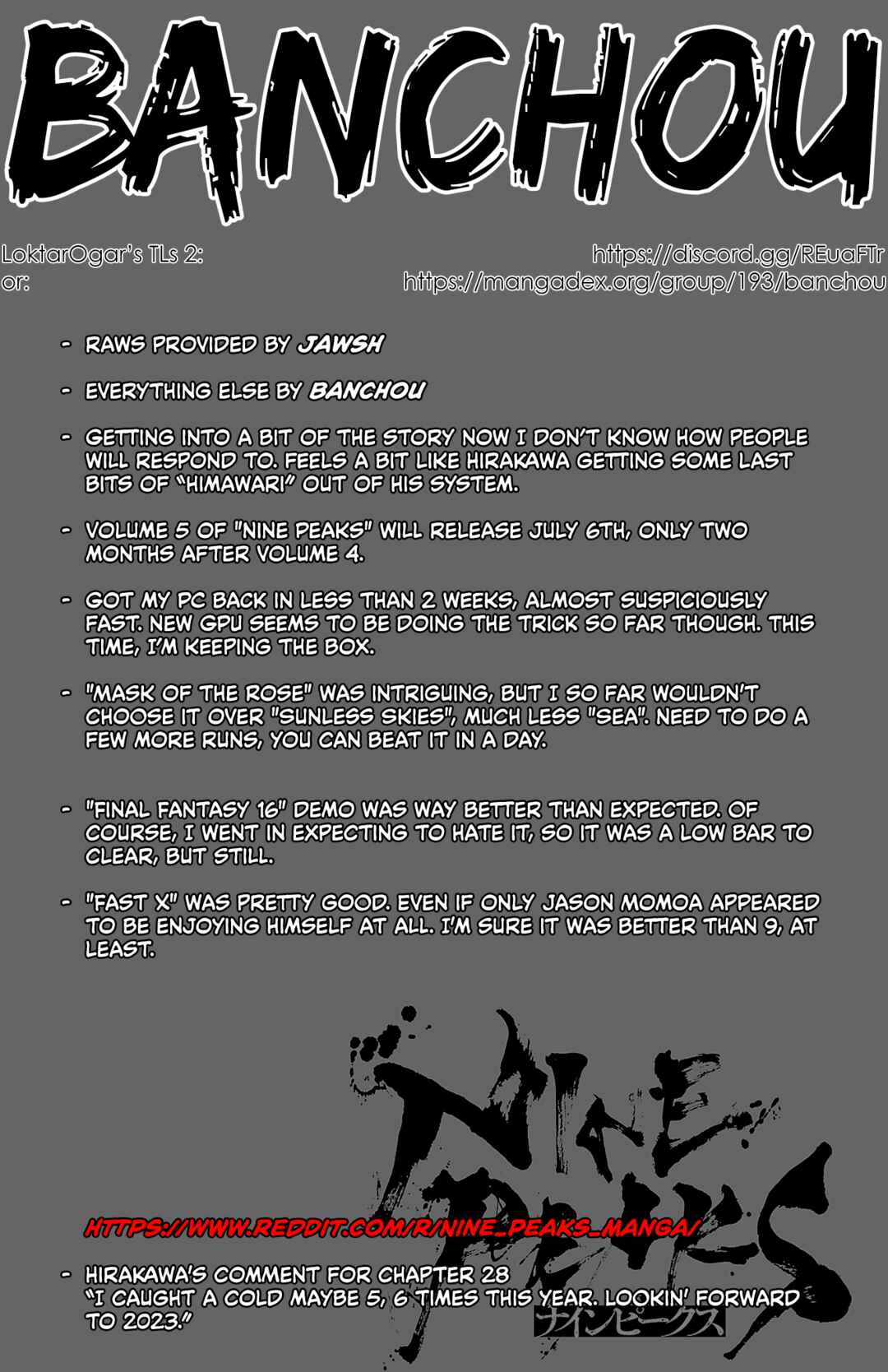 Page 1 Chapter 28 Nine Peaks