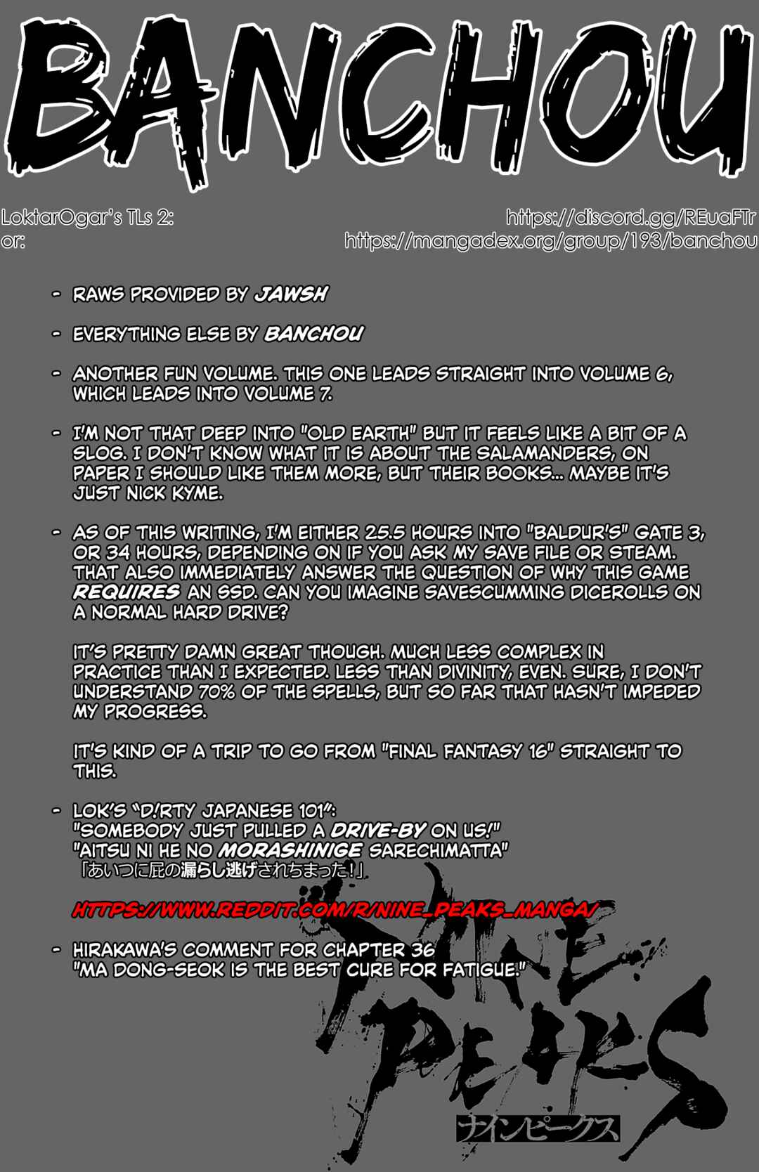 Page 1 Chapter 36 Nine Peaks