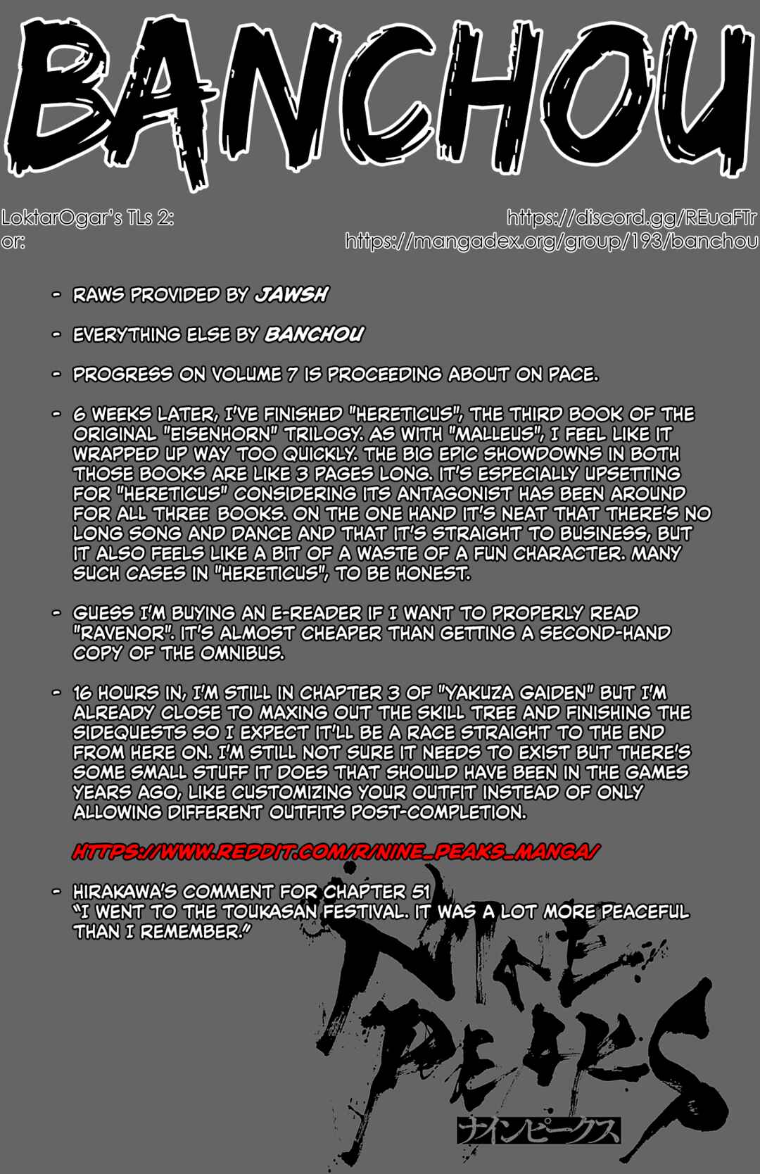 Page 1 Chapter 51 Nine Peaks