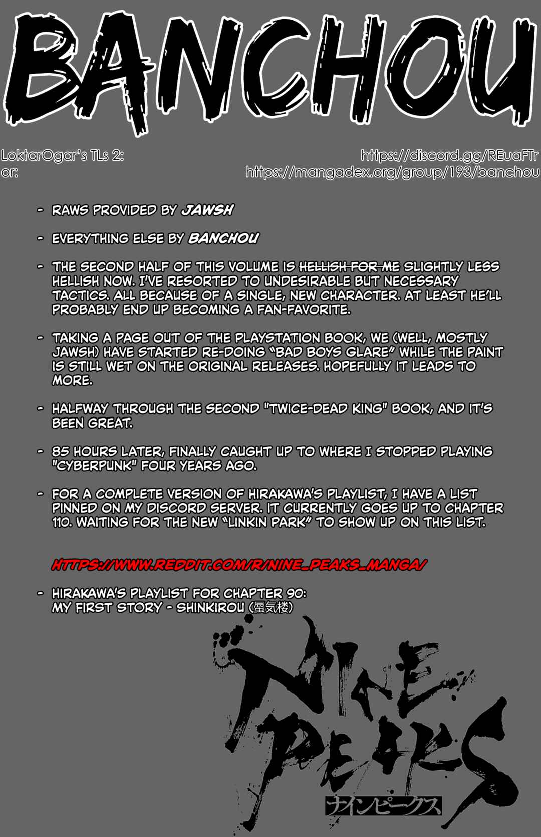 Page 1 Chapter 90 Nine Peaks