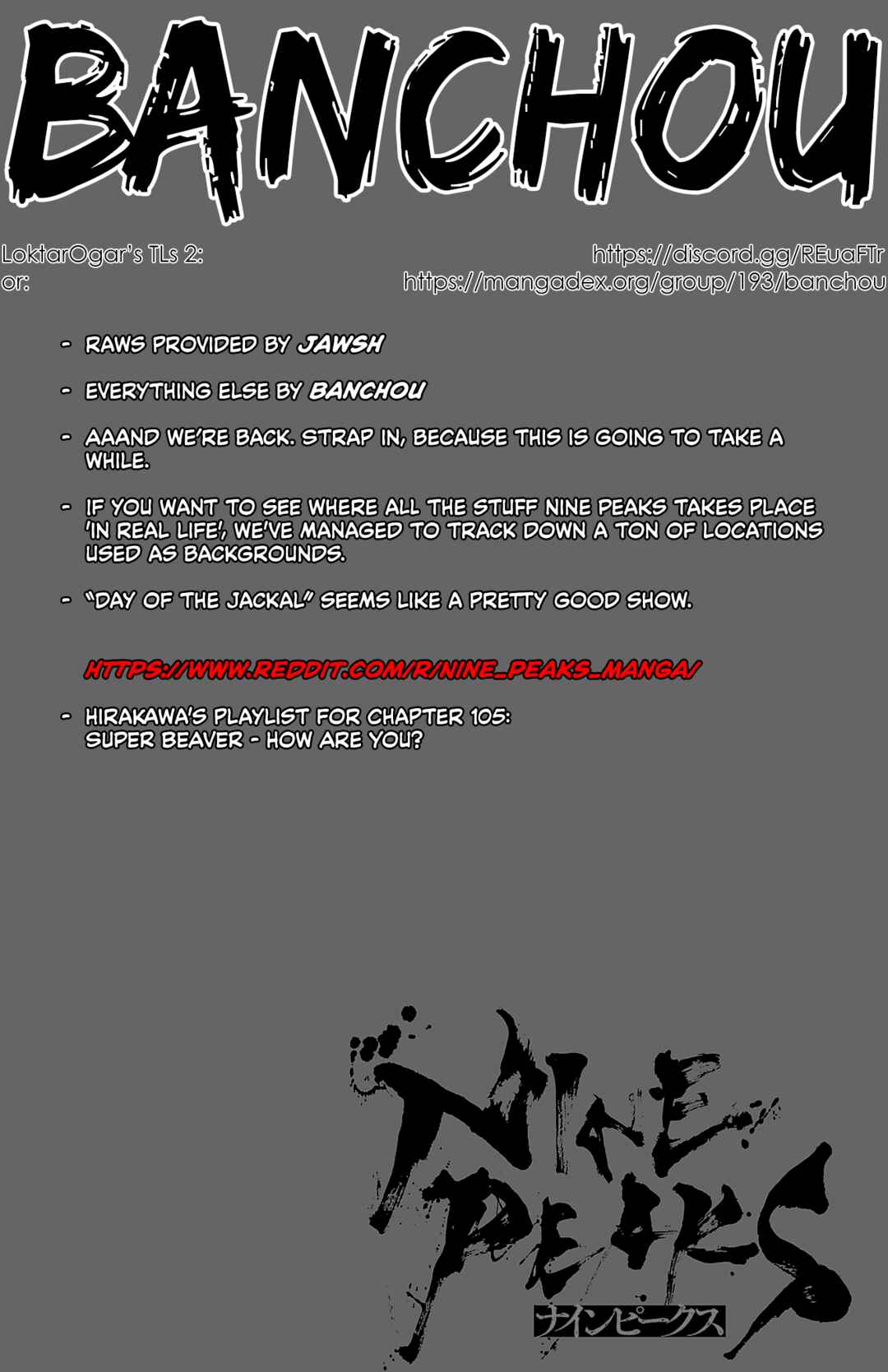 Page 1 Chapter 105 Nine Peaks