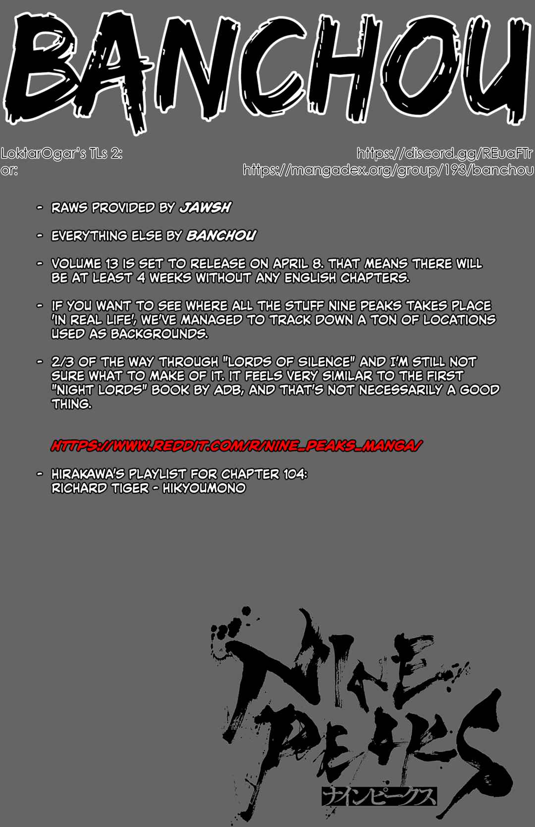 Page 1 Chapter 104 Nine Peaks