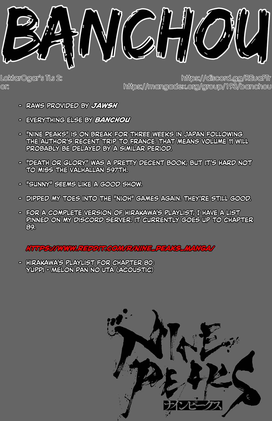 Page 1 Chapter 80 Nine Peaks