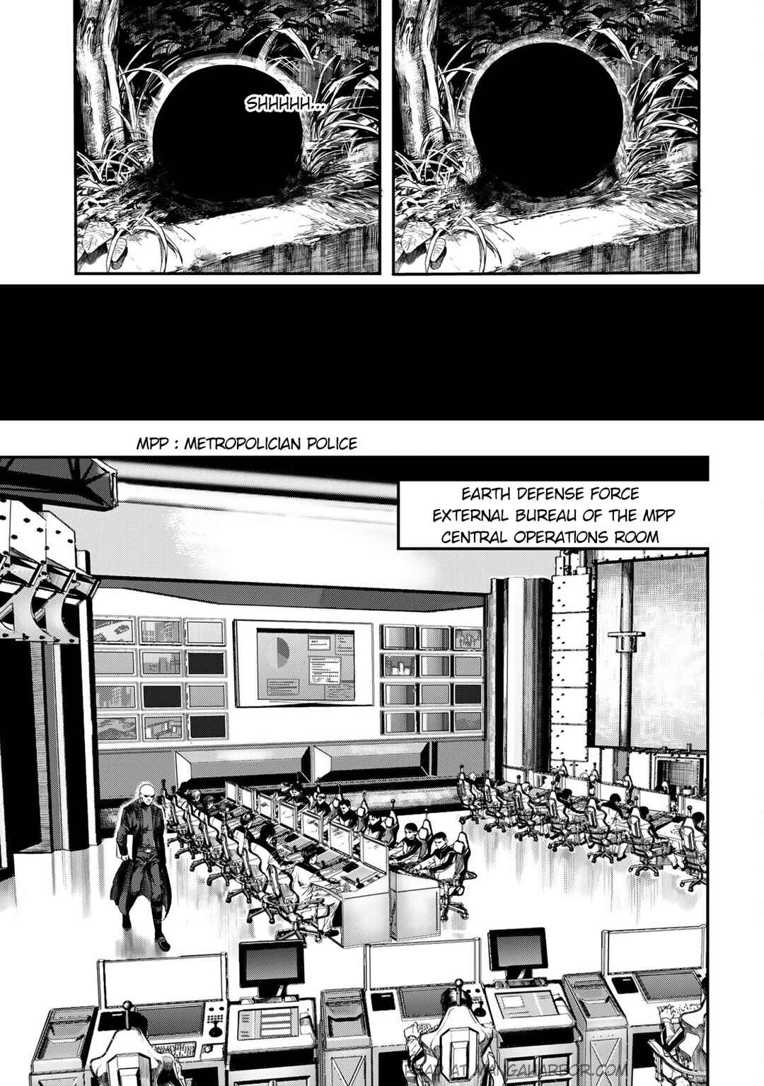 Page 32 Chapter 1 Chikyuu Boueitai X