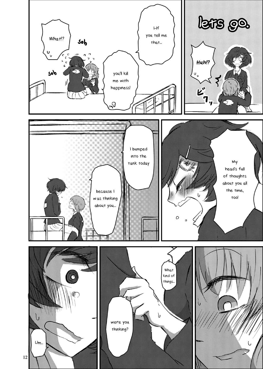 Page 12 Chapter Unknown_c5d7 GIRLS und PANZER - Bouhatei wa Takaku Moroi (Doujinshi)