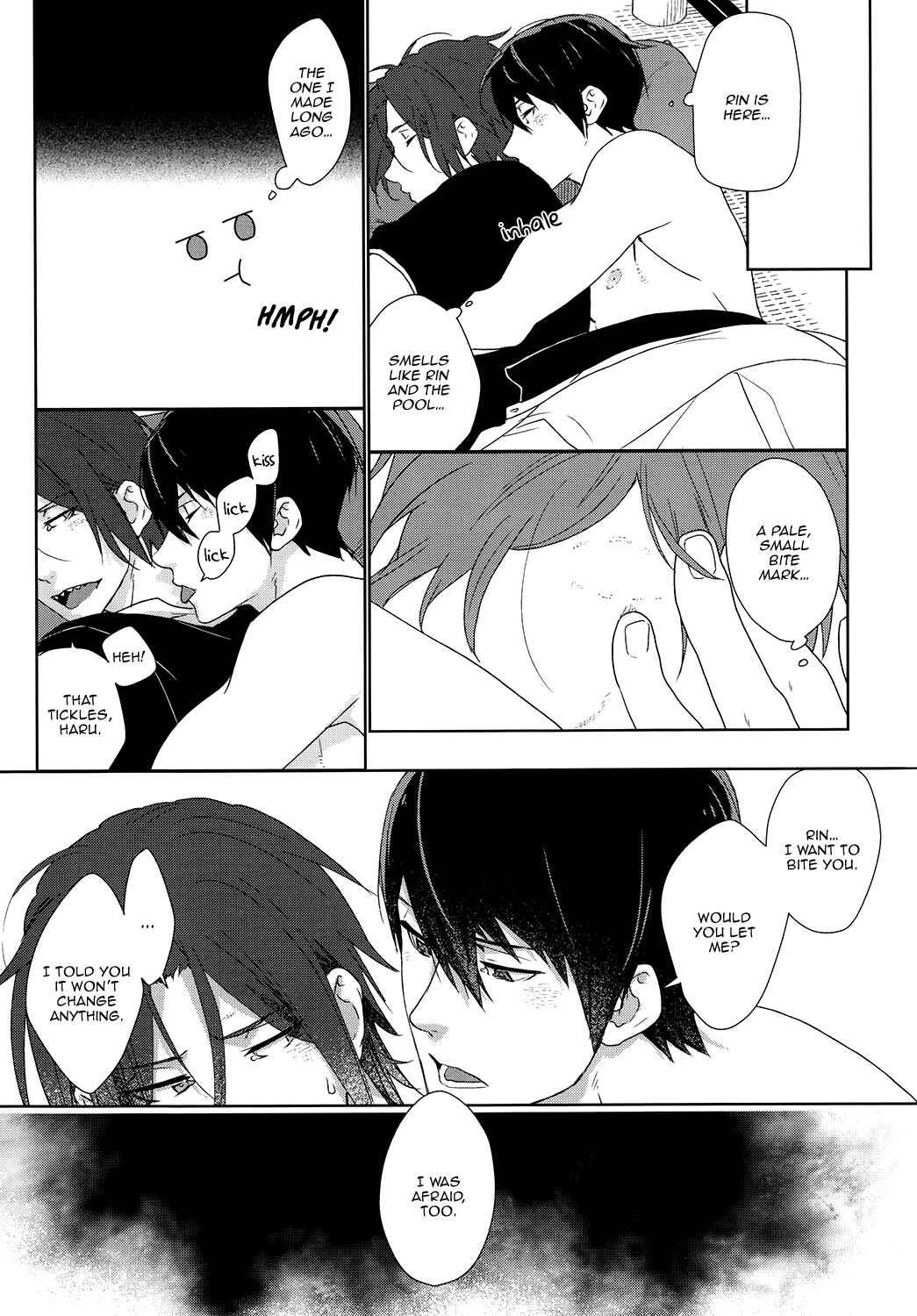 Page 22 Chapter Unknown_376a Free! - Toumei na Ato (Doujinshi)