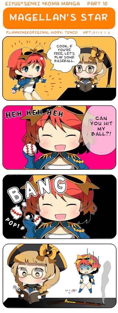 Page 1 Chapter 10 Eiyuu*Senki 4Koma Manga