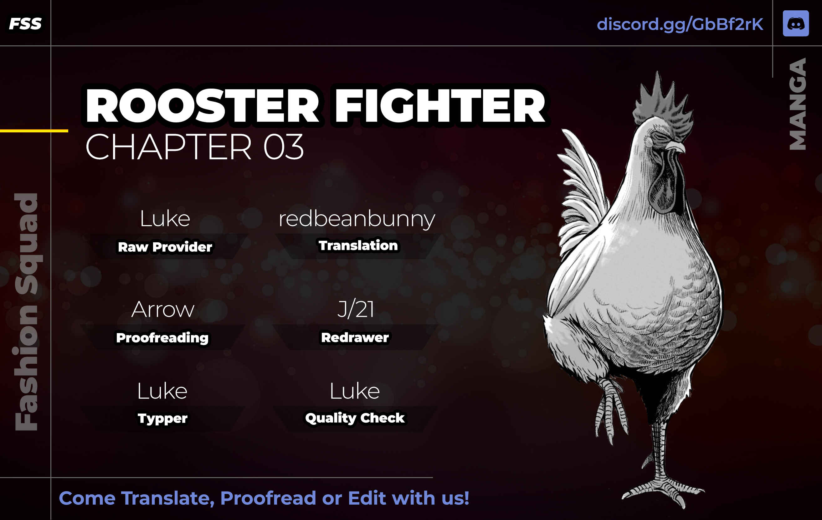 Page 1 Chapter 3 Rooster Fighter