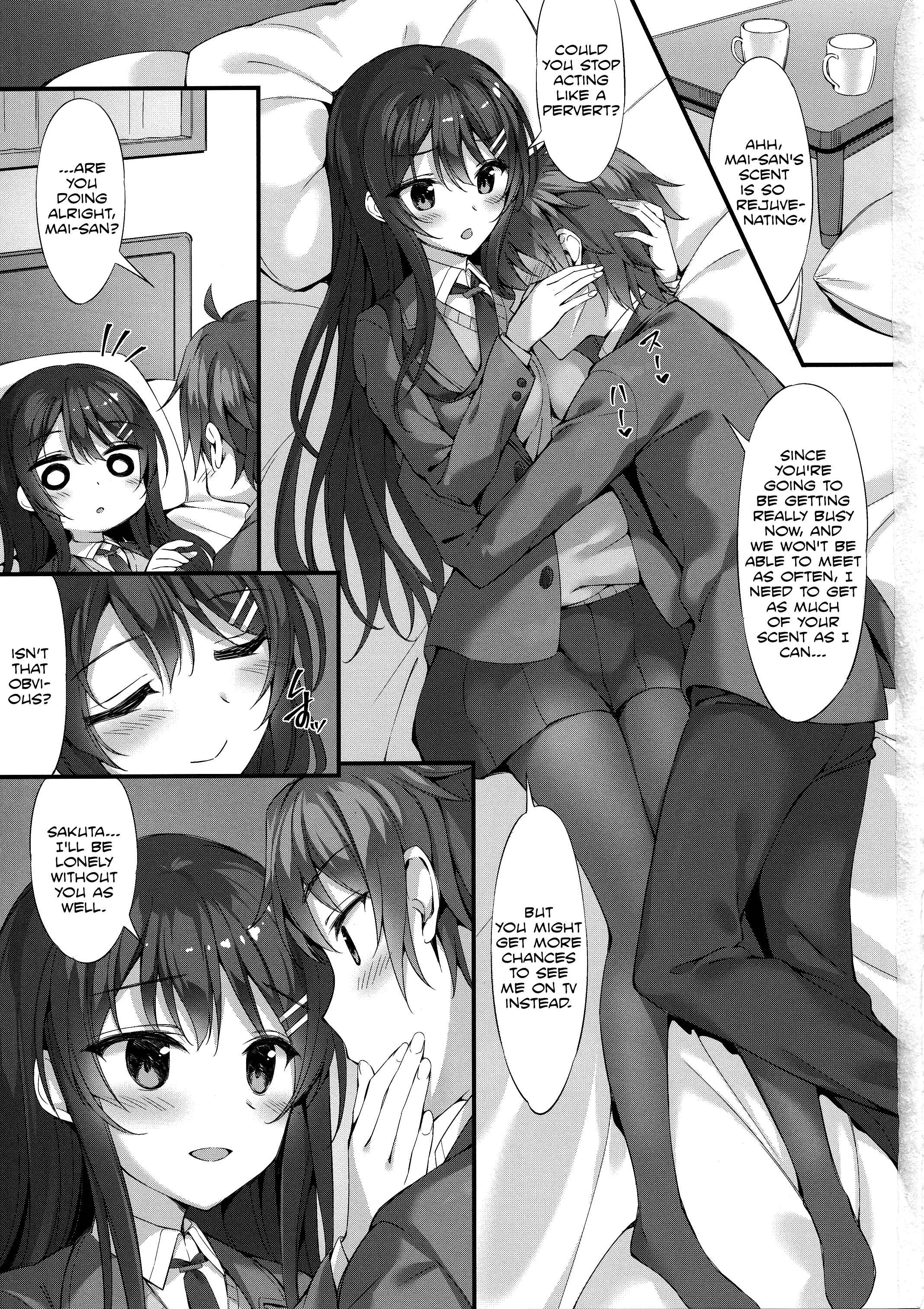 Page 4 Chapter Unknown_b75b I Want to Flirt With Mai-senpai (Rascal Does Not Dream of Bunny Girl Senpai)