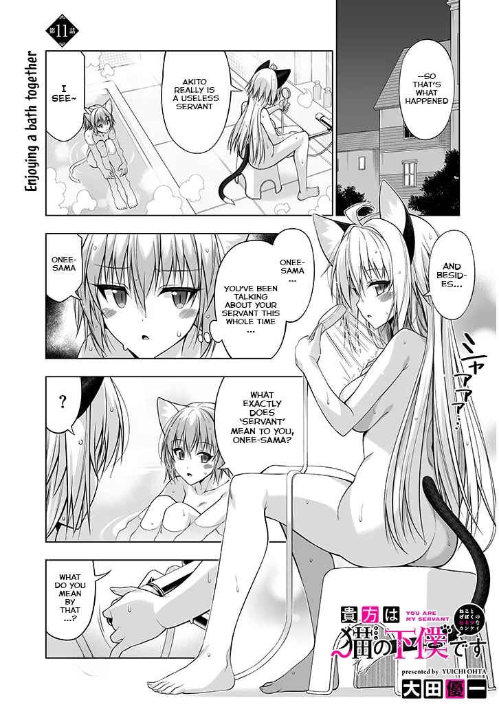 Page 1 Chapter 11 Anata wa Watashi no Geboku desu - Neko to Geboku no Himitsu no Kankei