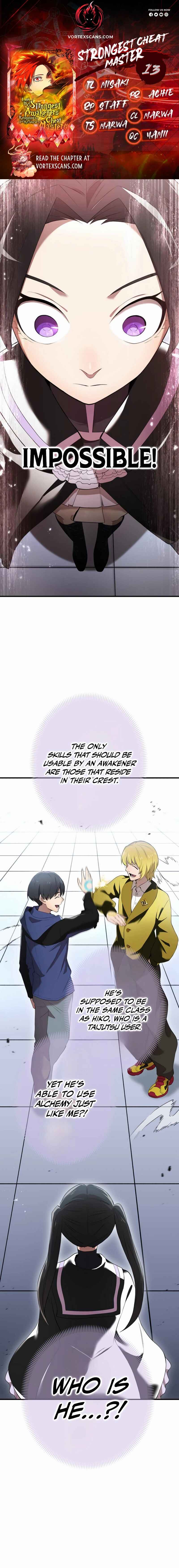 Page 1 Chapter 13 Ore Dake Saikyou Chouetsusha - Zen Sekai no Cheat Shishou ni Mitomerareta