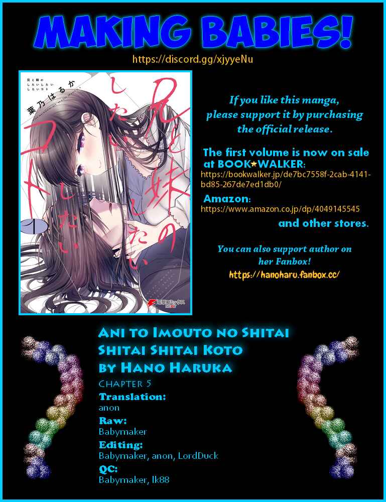 Page 30 Chapter 5 Ani to Imouto no Shitai Shitai Shitai Koto