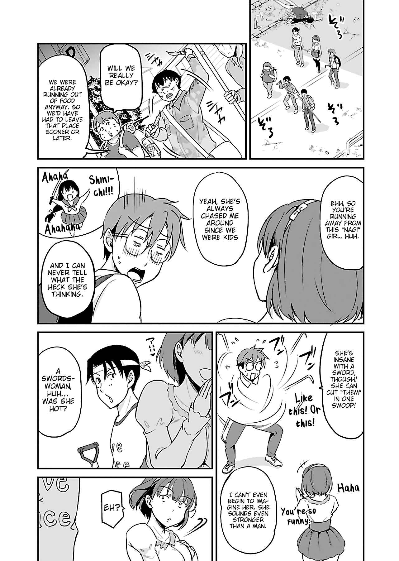 Page 13 Chapter 3 Zombie Darake no Kono Sekai de wa Sex Shinai to Ikinokorenai