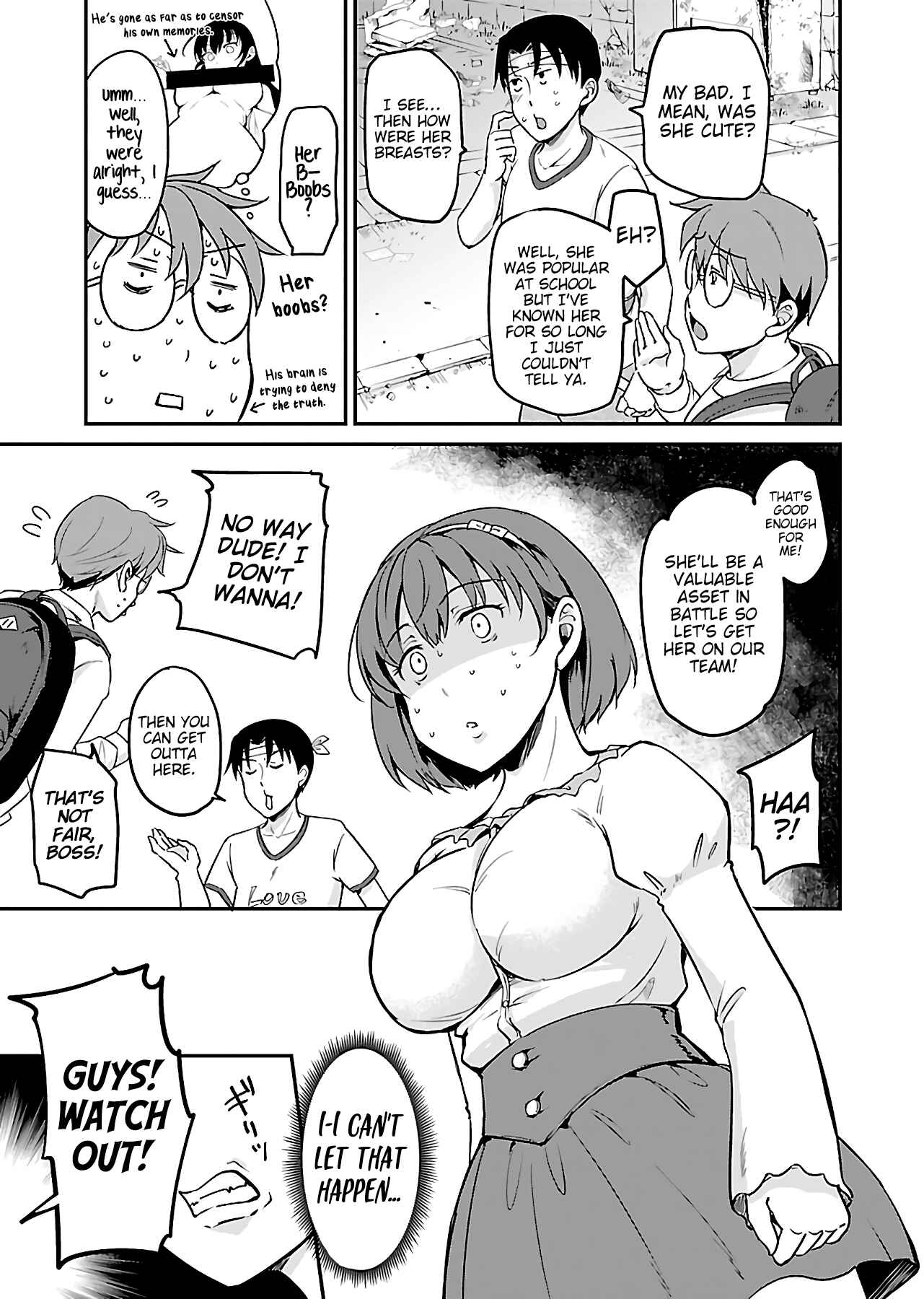 Page 14 Chapter 3 Zombie Darake no Kono Sekai de wa Sex Shinai to Ikinokorenai