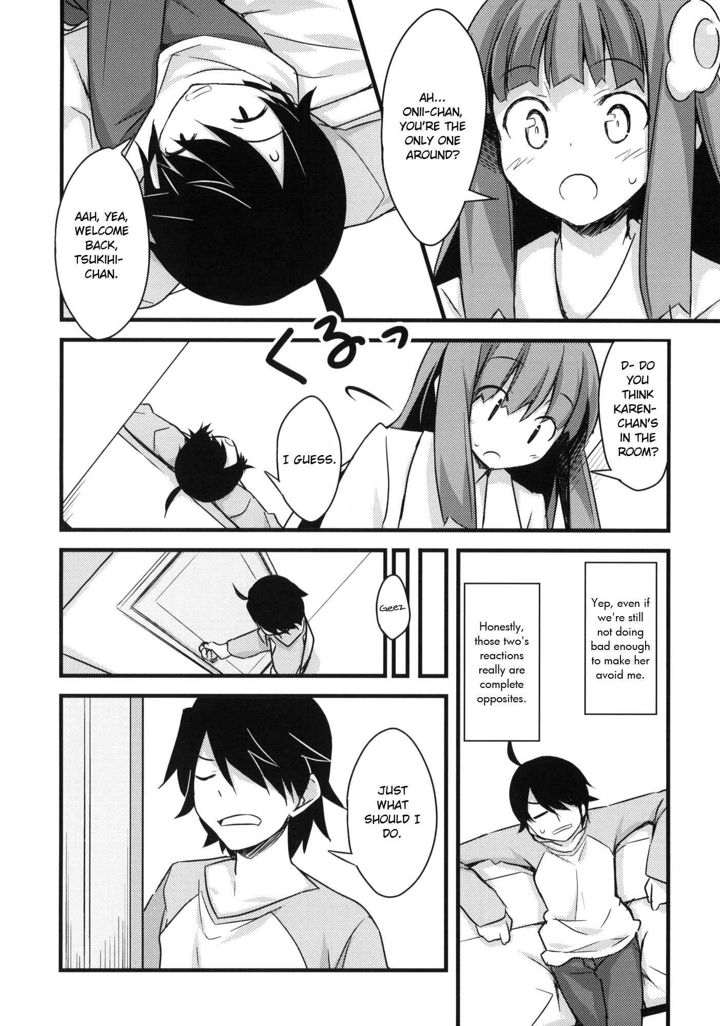 Page 14 Chapter Unknown_0419 Bakemonogatari - Koyomi Sandwich! (Doujinshi)