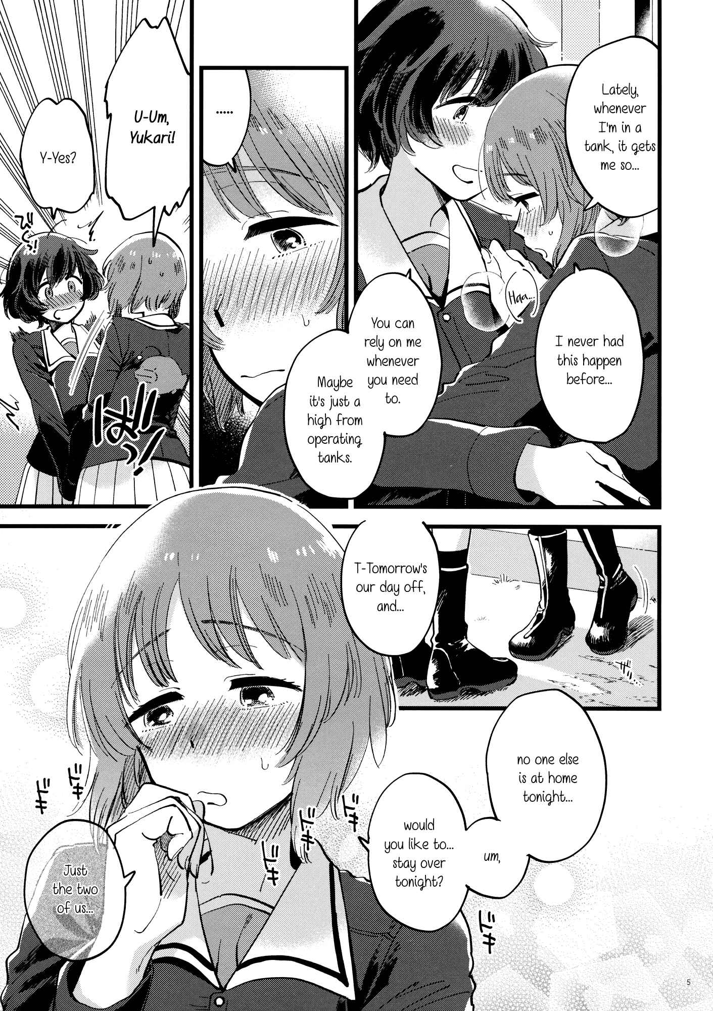 Page 5 Chapter Unknown_3b27 GIRLS und PANZER - Yasashiku, Sawatte, Oku made Furete (Doujinshi)