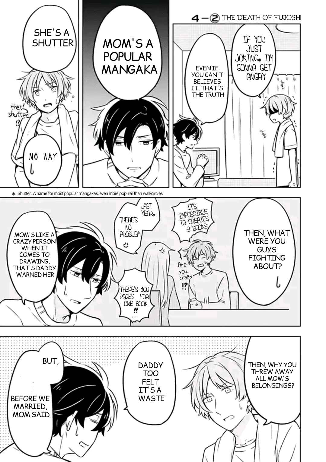 Page 8 Chapter 4 Fudanshi Kazoku
