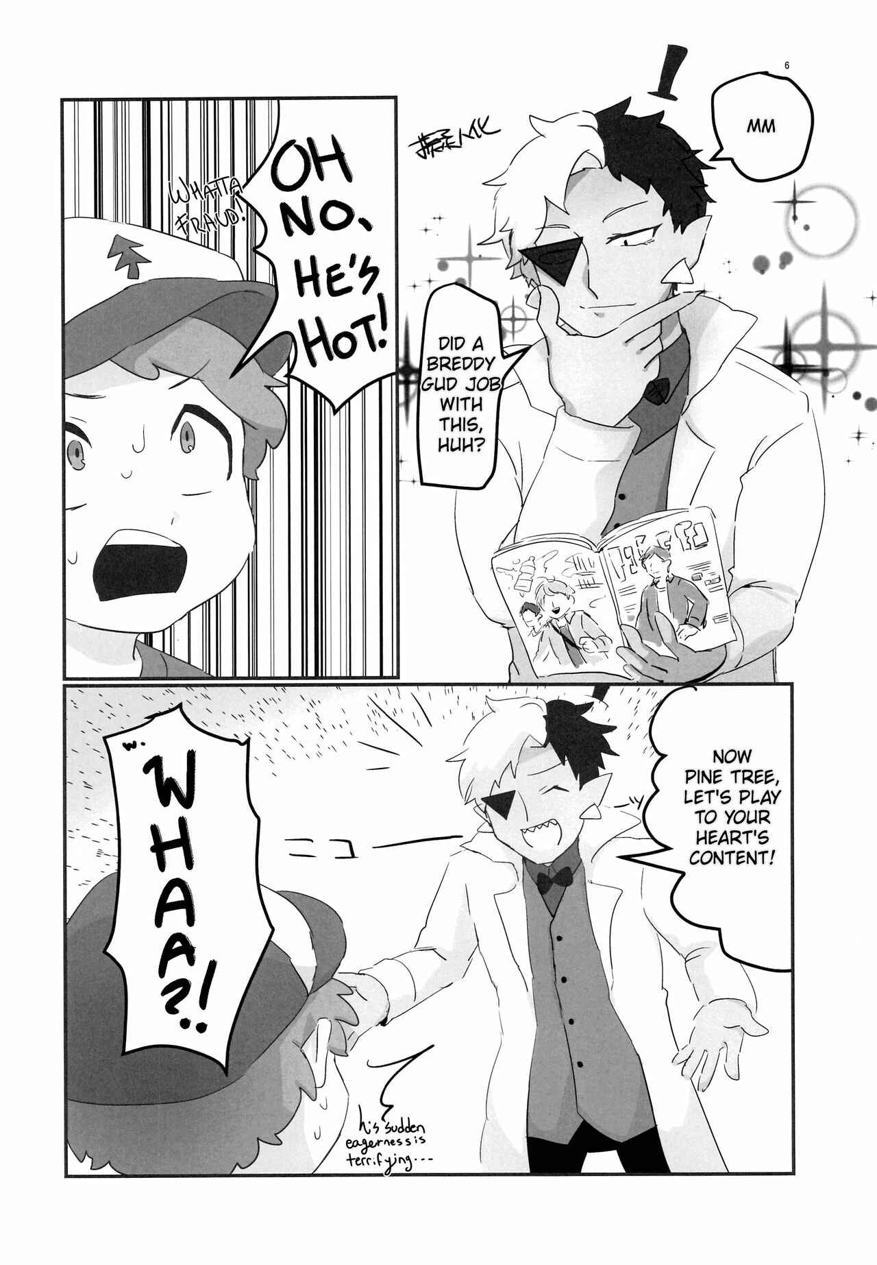Page 5 Chapter Unknown_dbea Gravity Falls - Akumu no Yoru (Doujinshi)