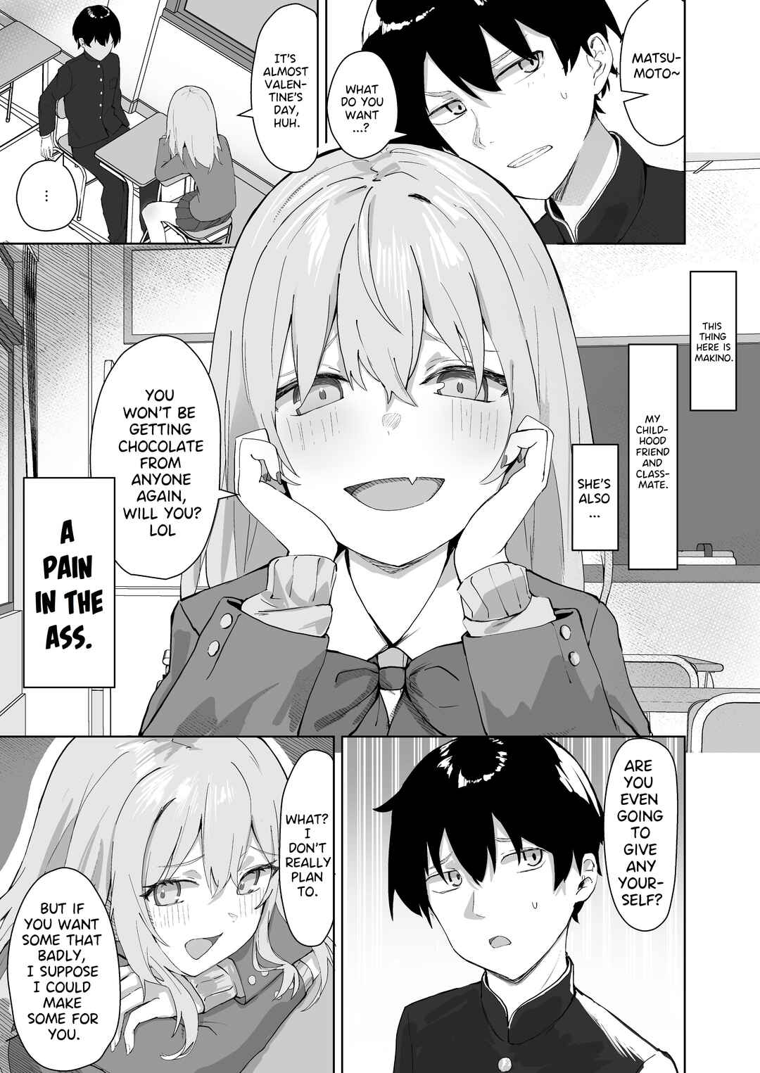 Page 1 Chapter Unknown_a70b Childhood Friend and Valentines Chocolate