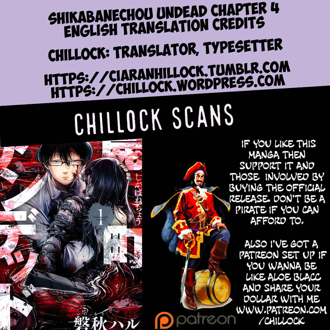 Page 37 Chapter 4 Shikabanechou Undead