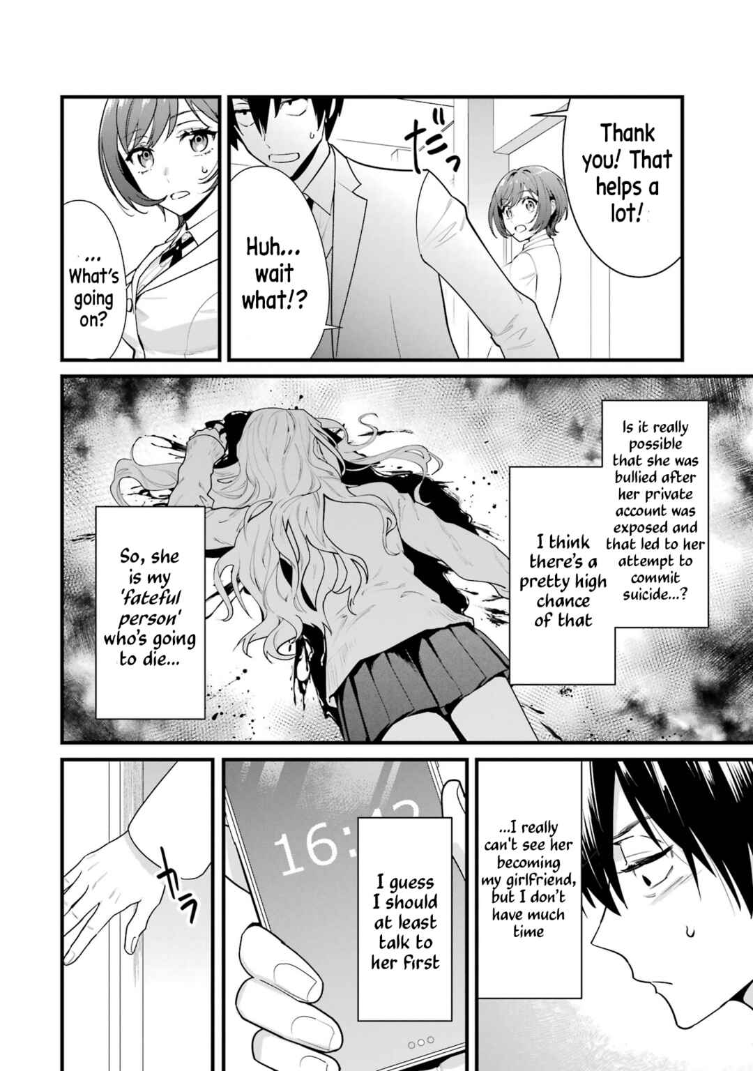 Page 10 Chapter 2 6-nin no Shinanai Shoujo to Kanarazu Shinu Unmei no Hito