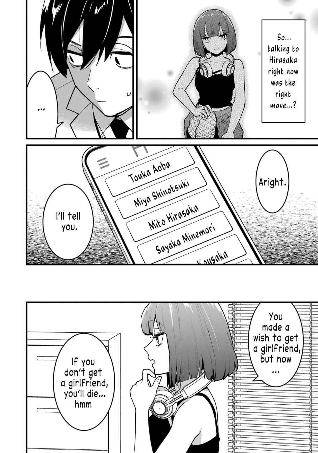 Page 10 Chapter 10 6-nin no Shinanai Shoujo to Kanarazu Shinu Unmei no Hito