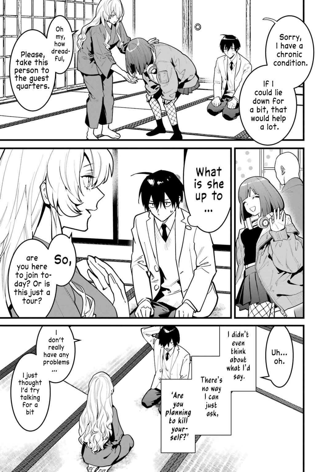 Page 23 Chapter 12 6-nin no Shinanai Shoujo to Kanarazu Shinu Unmei no Hito