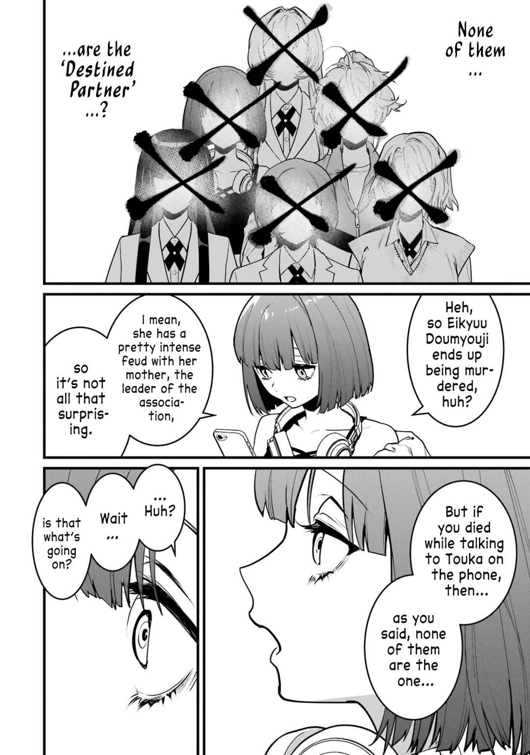 Page 20 Chapter 13 6-nin no Shinanai Shoujo to Kanarazu Shinu Unmei no Hito