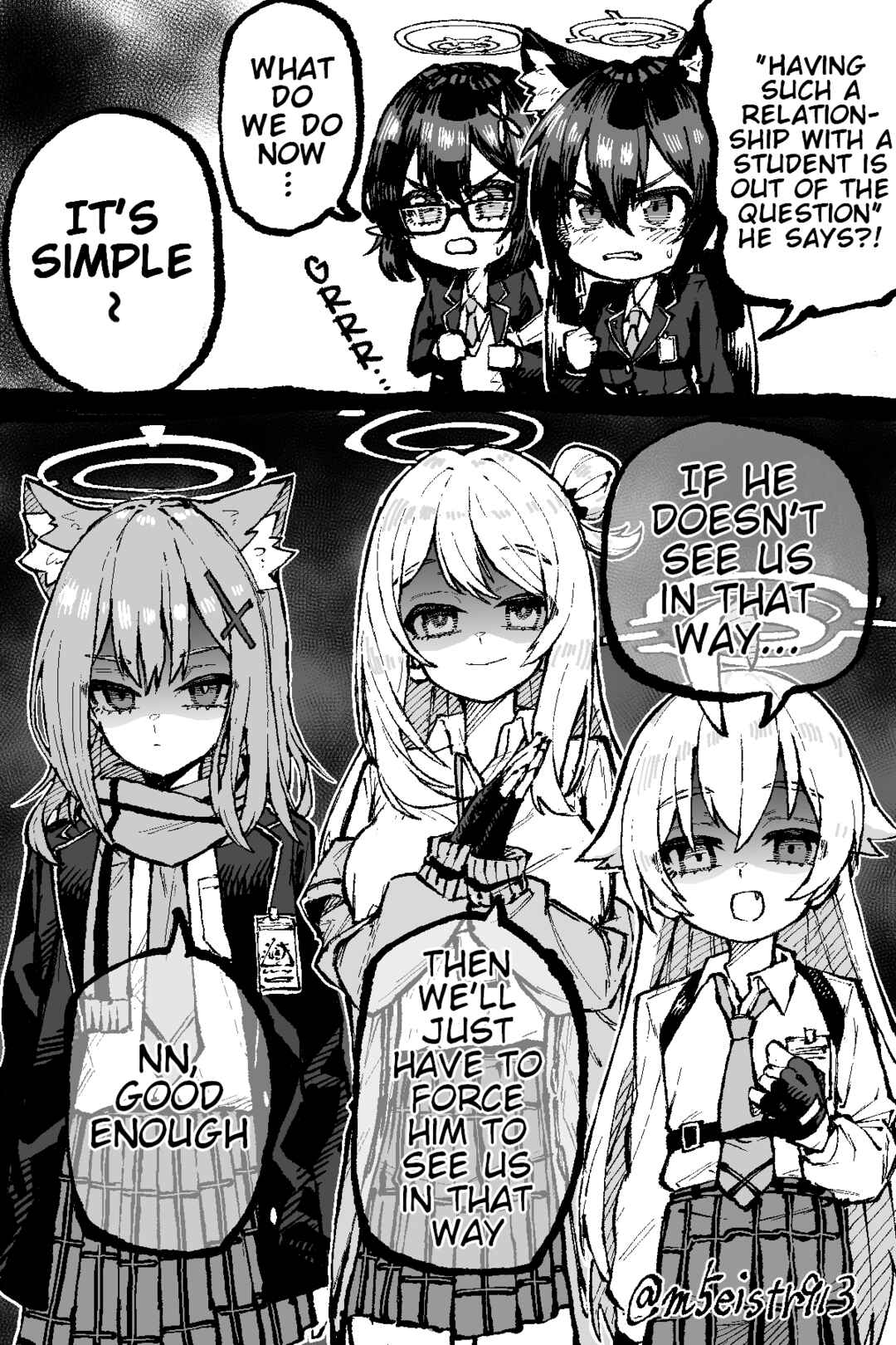 Page 1 Chapter 26 Blue Archive - JAZZs Twitter Content (Doujinshi)