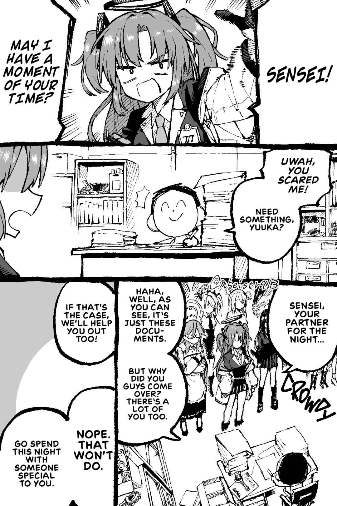 Page 1 Chapter 51 Blue Archive - JAZZs Twitter Content (Doujinshi)