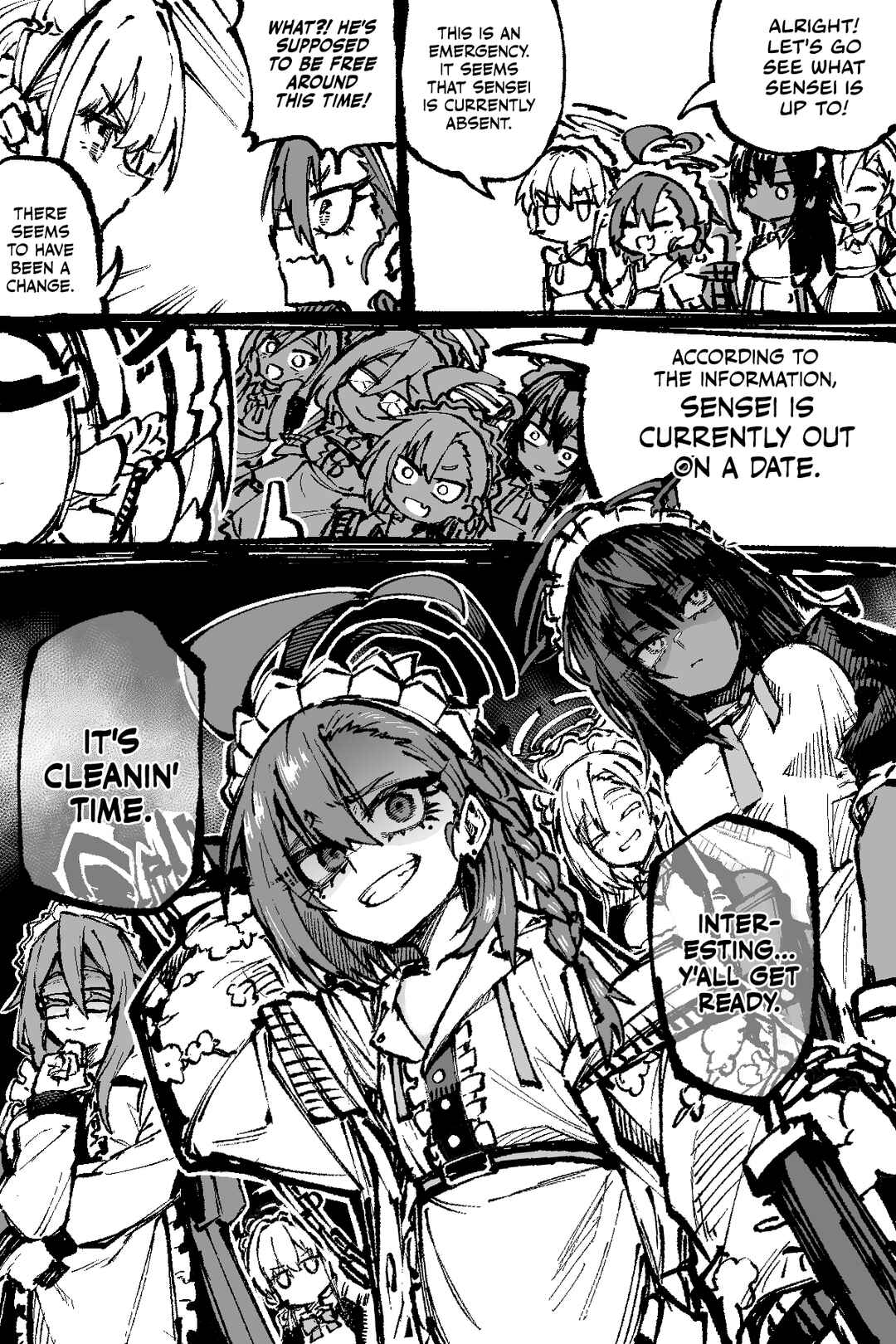 Page 1 Chapter 9 Blue Archive - JAZZs Twitter Content (Doujinshi)