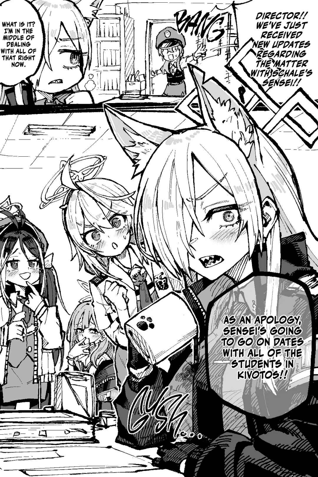 Page 1 Chapter 21 Blue Archive - JAZZs Twitter Content (Doujinshi)