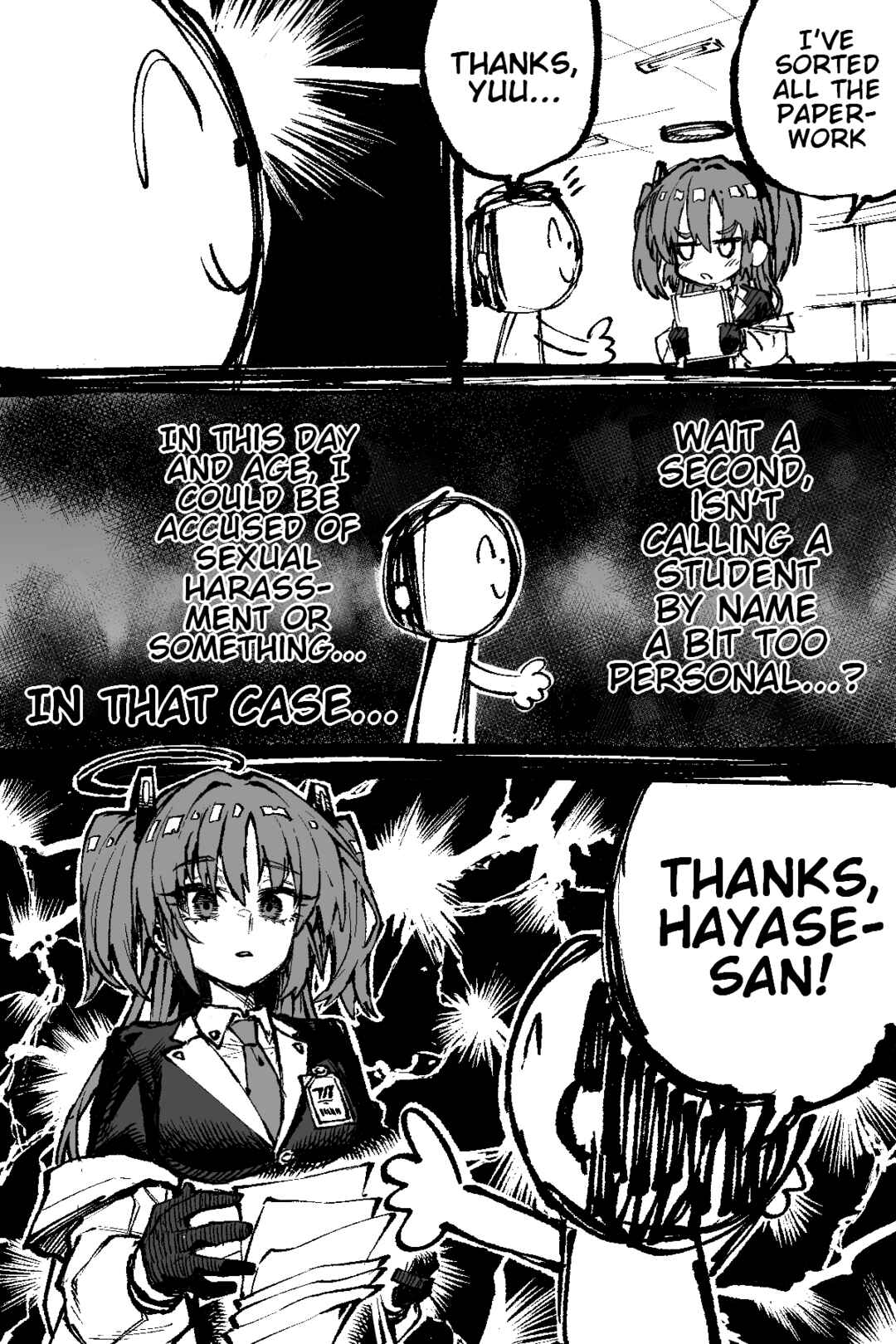 Page 1 Chapter 5 Blue Archive - JAZZs Twitter Content (Doujinshi)